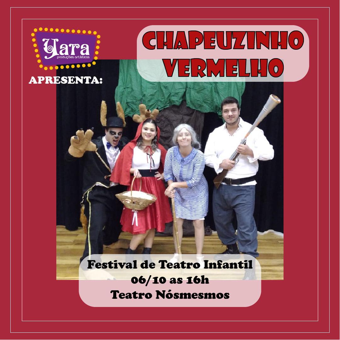 Teatro Nósmesmos traz programação para Outubro