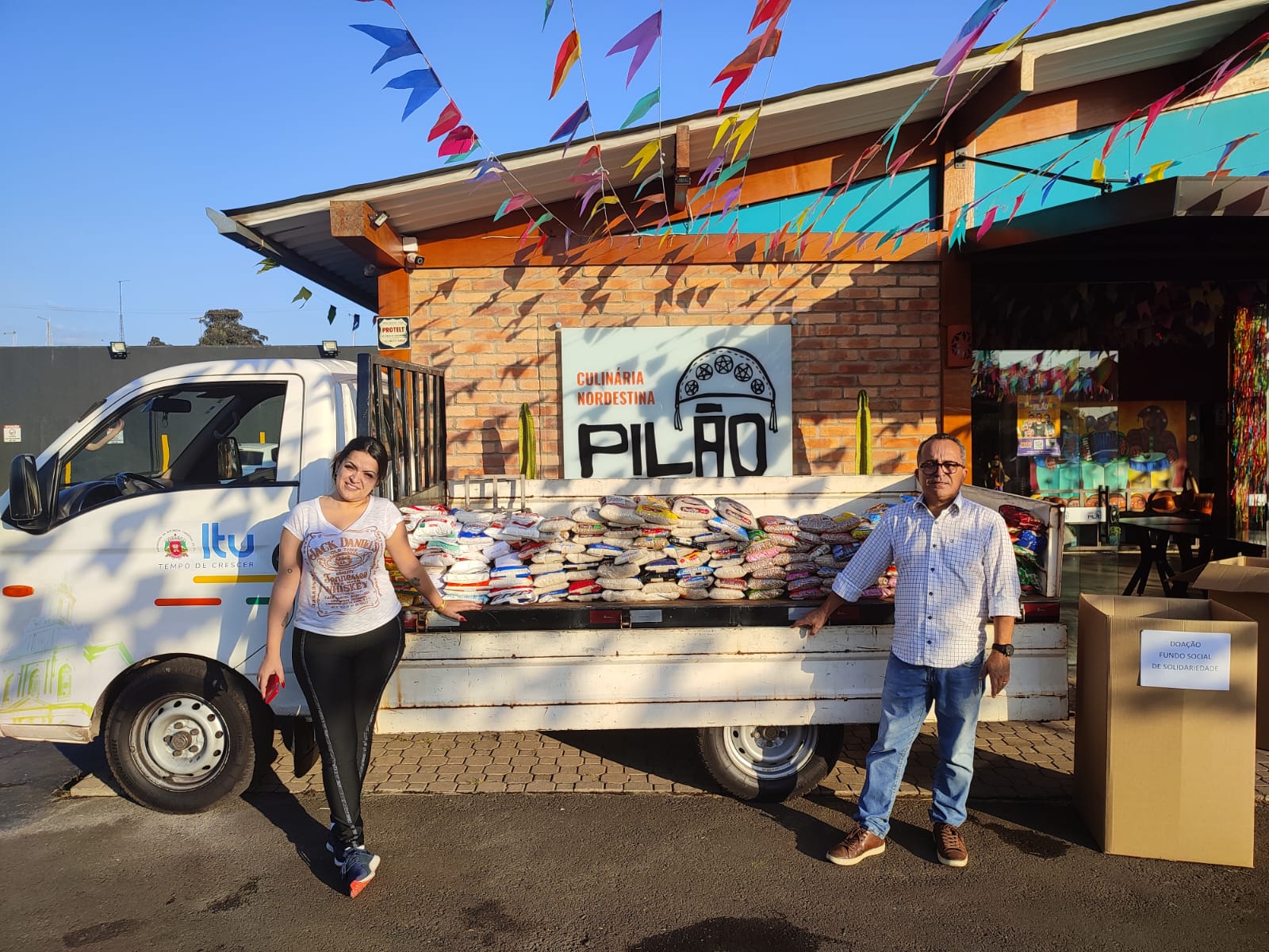 Arraiá do Pilão entrega mais de 400k de alimentos