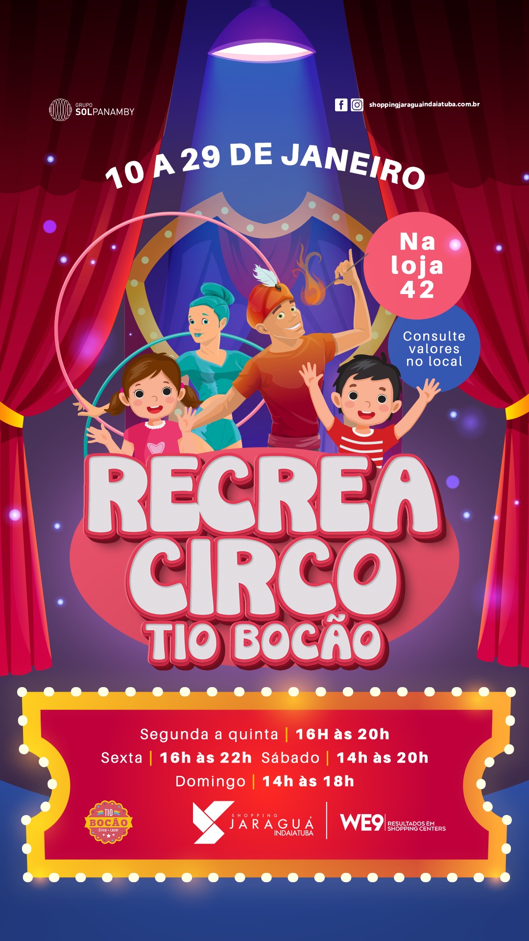 Férias no Shopping Jaraguá Indaiatuba terá muita diversão para as crianças
