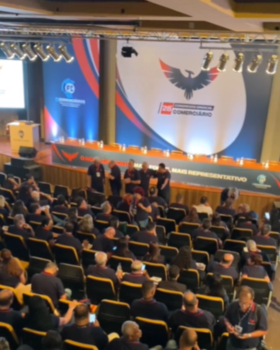 Itu participa da 28ª edição do Congresso Sindical Comerciário, realizado no Centro de Lazer da Praia Grande