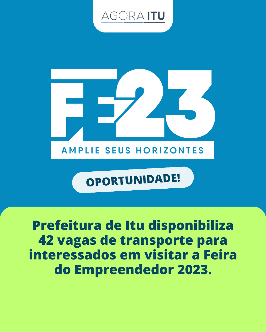 Oportunidade: Feira do Empreendedor 2023