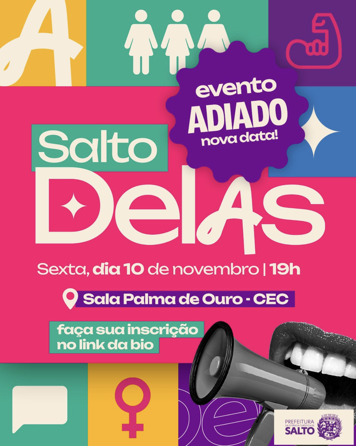 Salto promove encontro de empreendedorismo feminino e divulga nova data