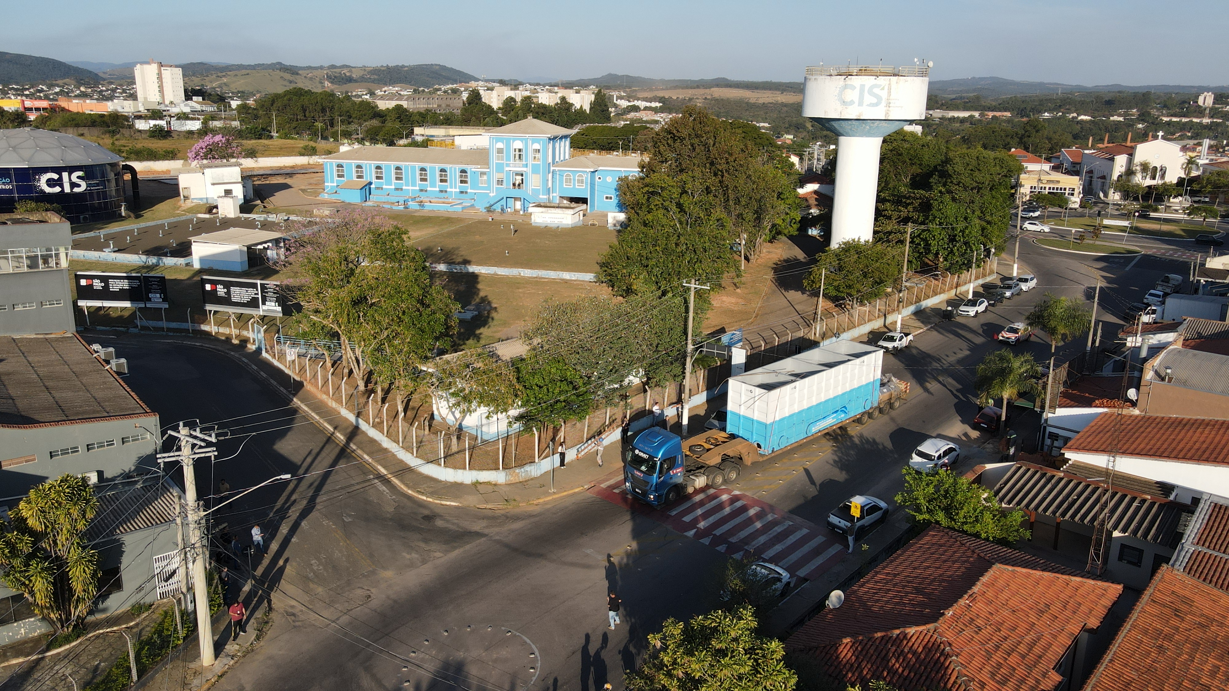 Primeira peça da Nova Estação de Tratamento de Água Rancho Grande chega a Itu