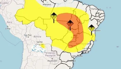 Inmet alerta para chuvas intensas em quase todas regiões do Brasil