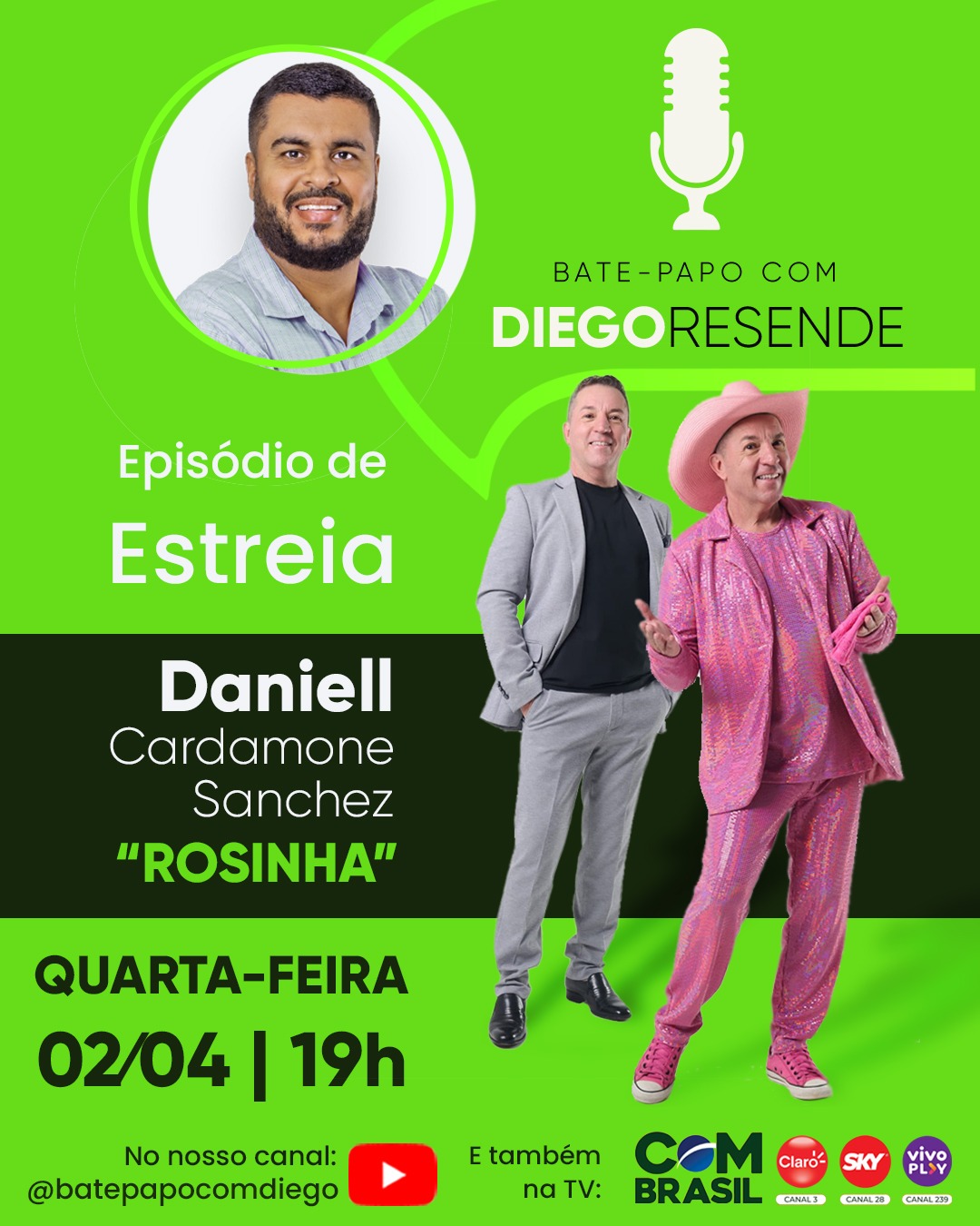 Bate Papo com Diego Resende: O novo Podcast que promete agitar o interior paulista