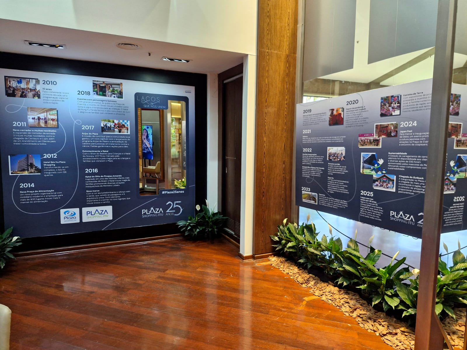 Plaza Shopping Itu celebra 25 anos com exposição histórica e atrações musicais ao vivo nos dias 26 e 27