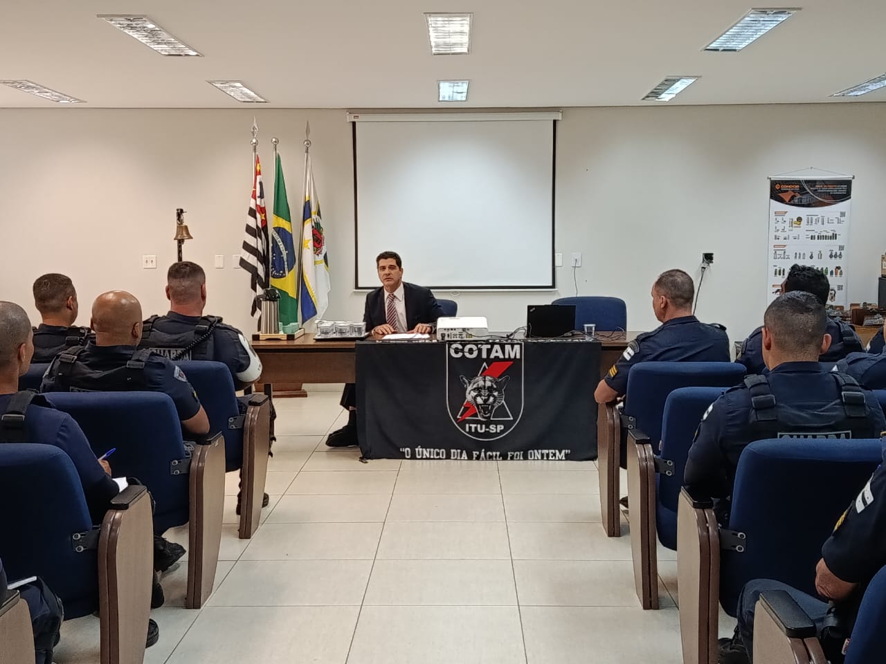 Promotor de Justiça ministra palestra para a Guarda Civil Municipal de Itu