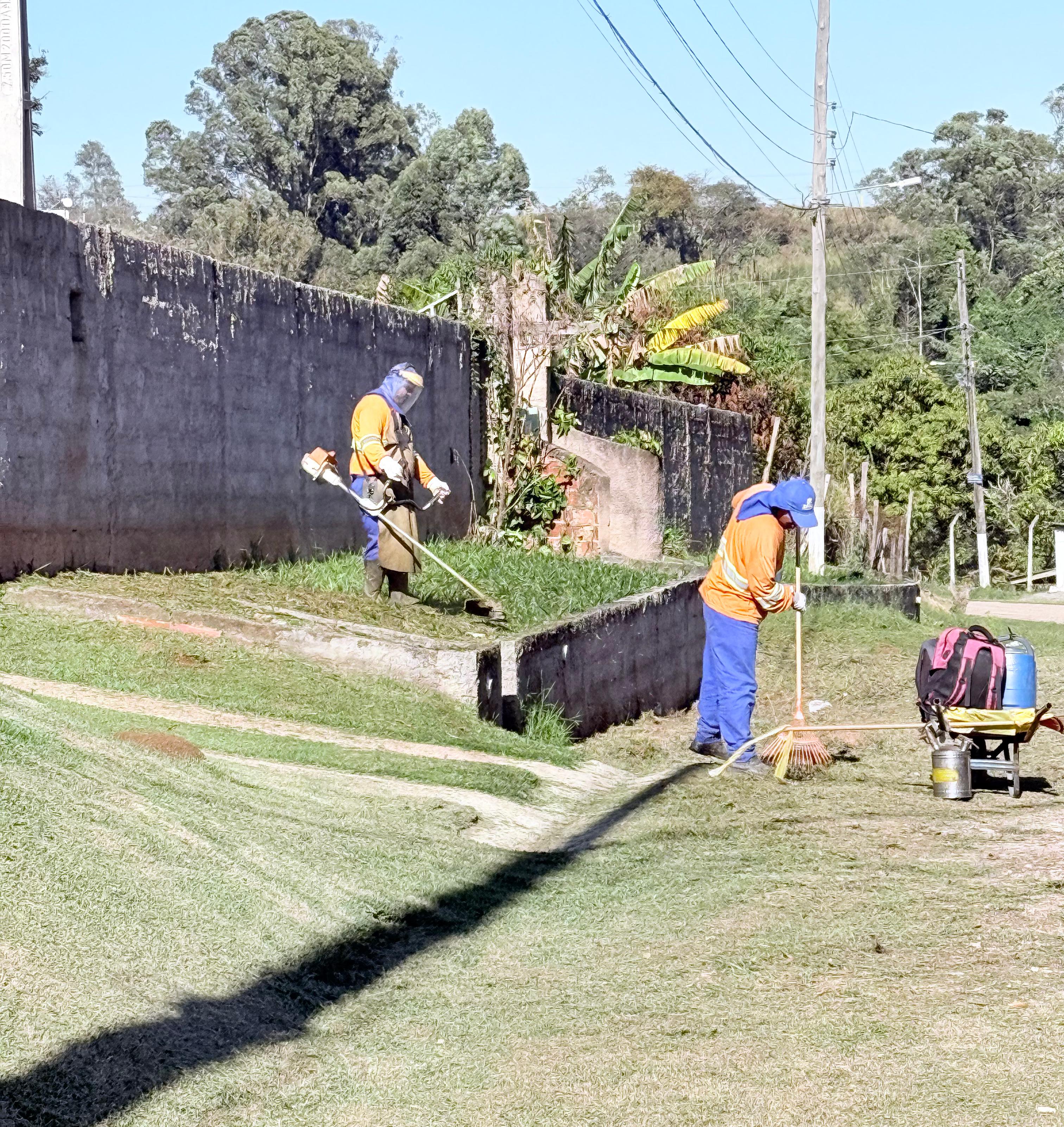 Quinta das Laranjeiras recebe serviços de manutenção da Prefeitura de Itu
