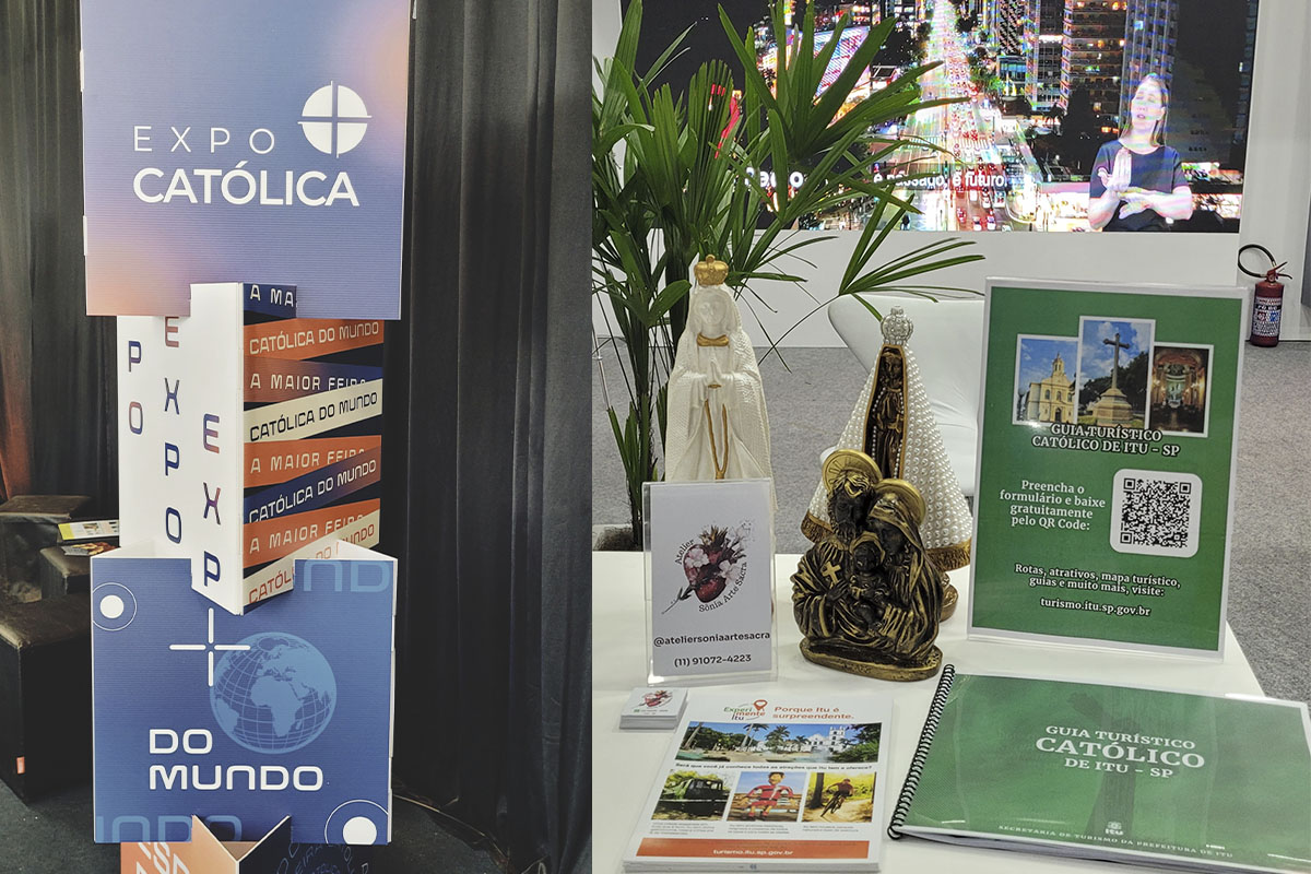 Itu marca presença inédita na maior feira católica do mundo e projeta novo ciclo para o turismo religioso