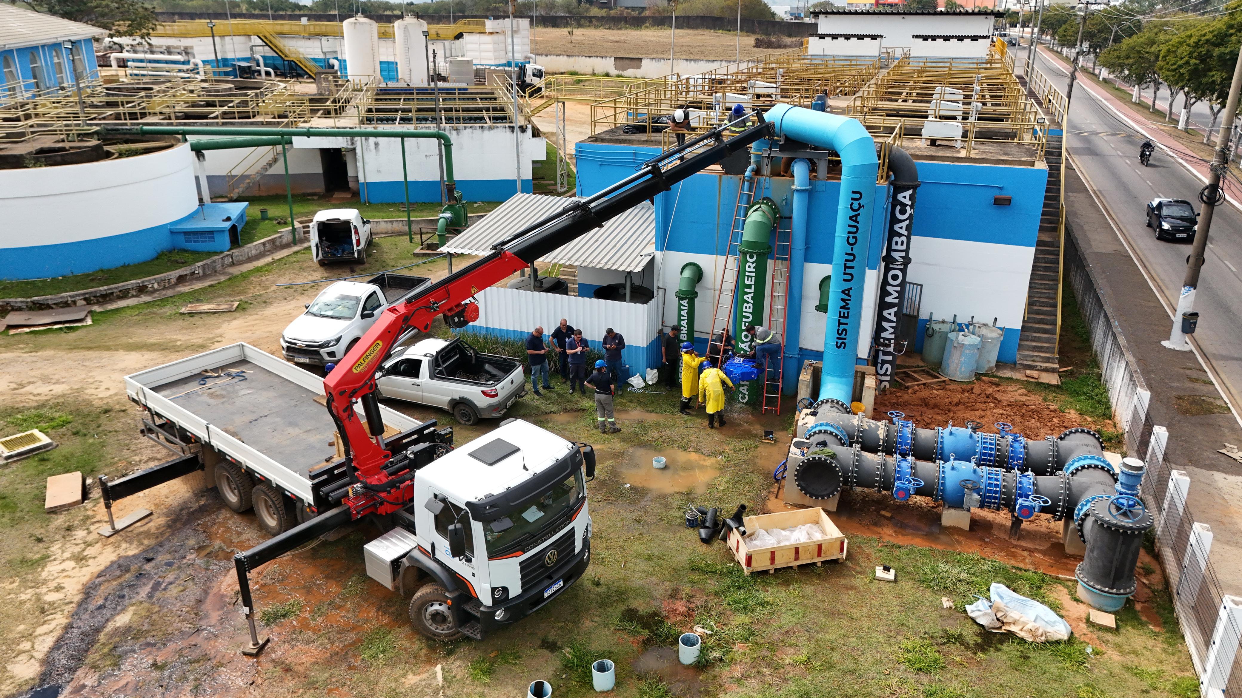 Nova conexão amplia capacidade da ETA-01 e reforça segurança hídrica em Itu