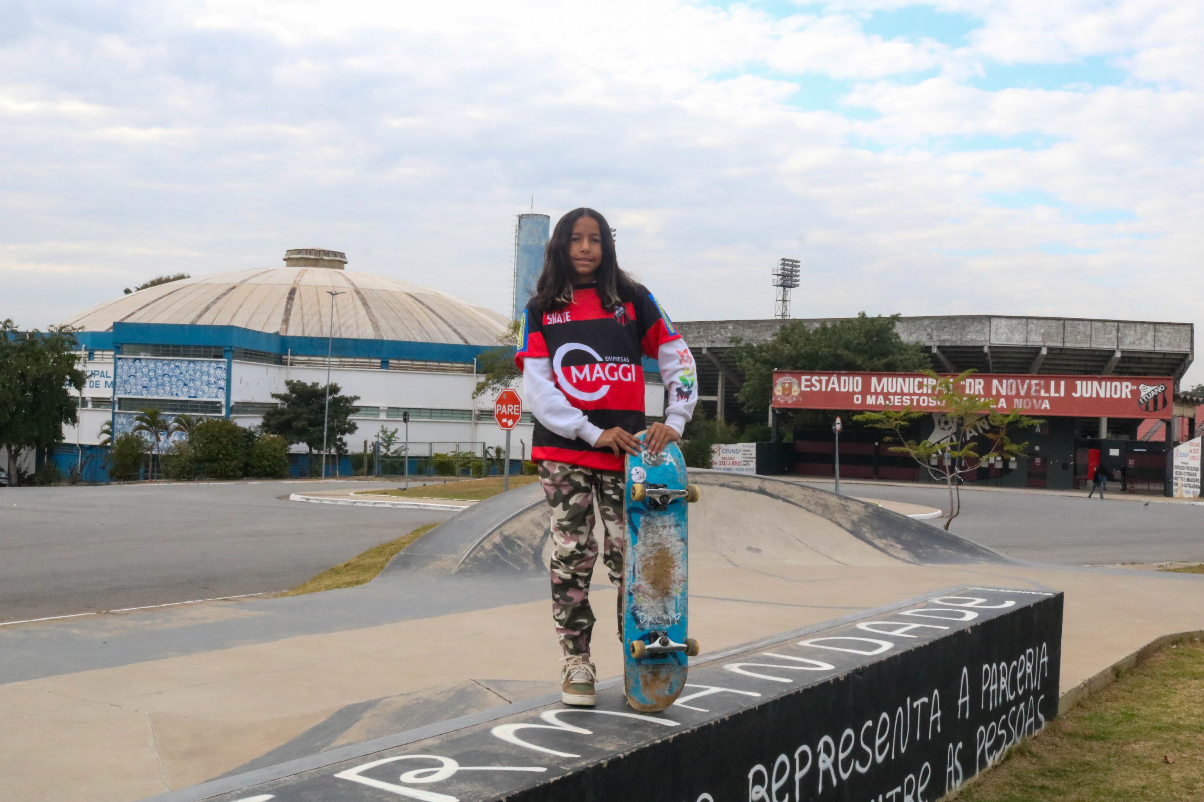 Helô Fermino, do Ituano, é vice-campeã de skate na Liga Nescau 2025
