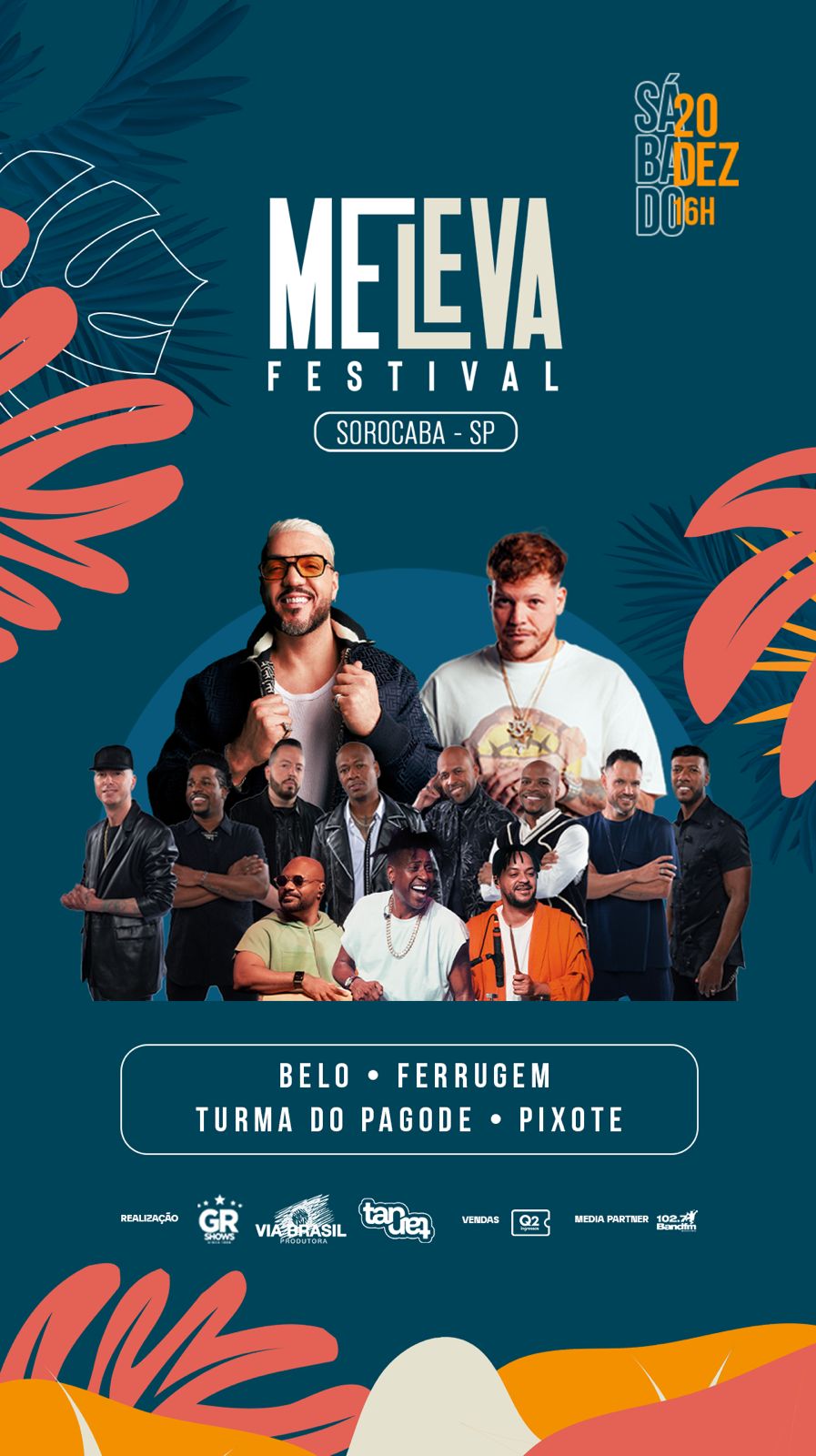 Ingressos para o “Me Leva Festival Sorocaba” começam a ser vendidos nesta terça-feira, 14