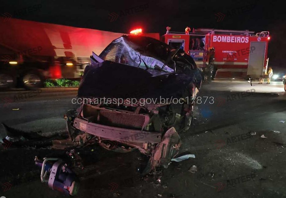 Capotamento na Castello Branco deixa um morto e seis feridos em Itu