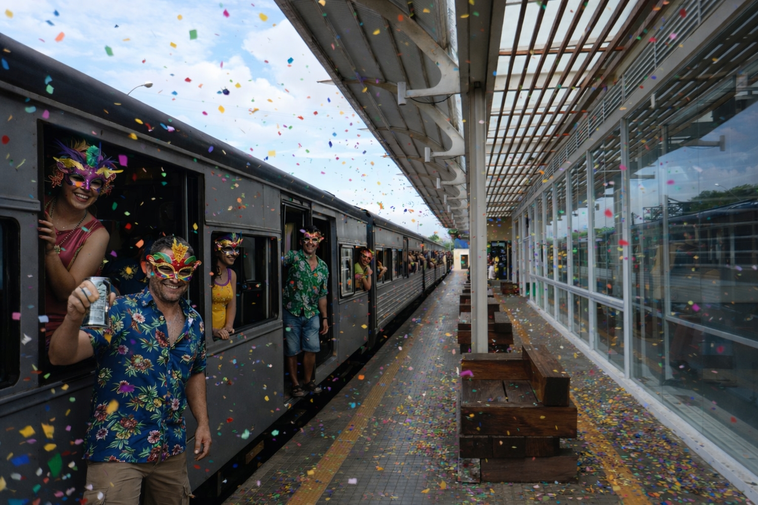 Trem da República divulga programação de Carnaval com preços promocionais