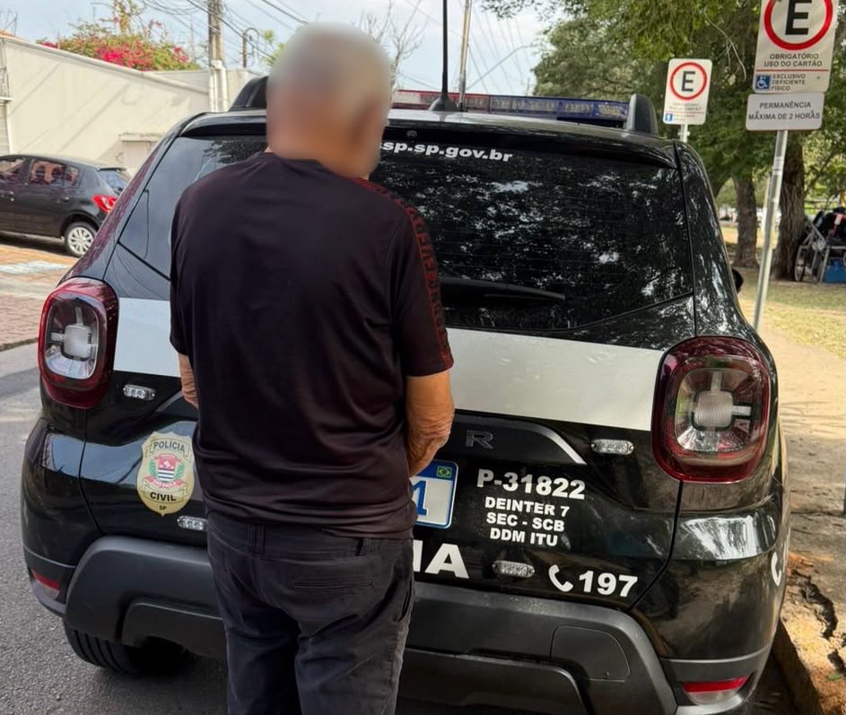 Polícia Civil prende idoso de 80 anos investigado por estupro de vulnerável em Itu