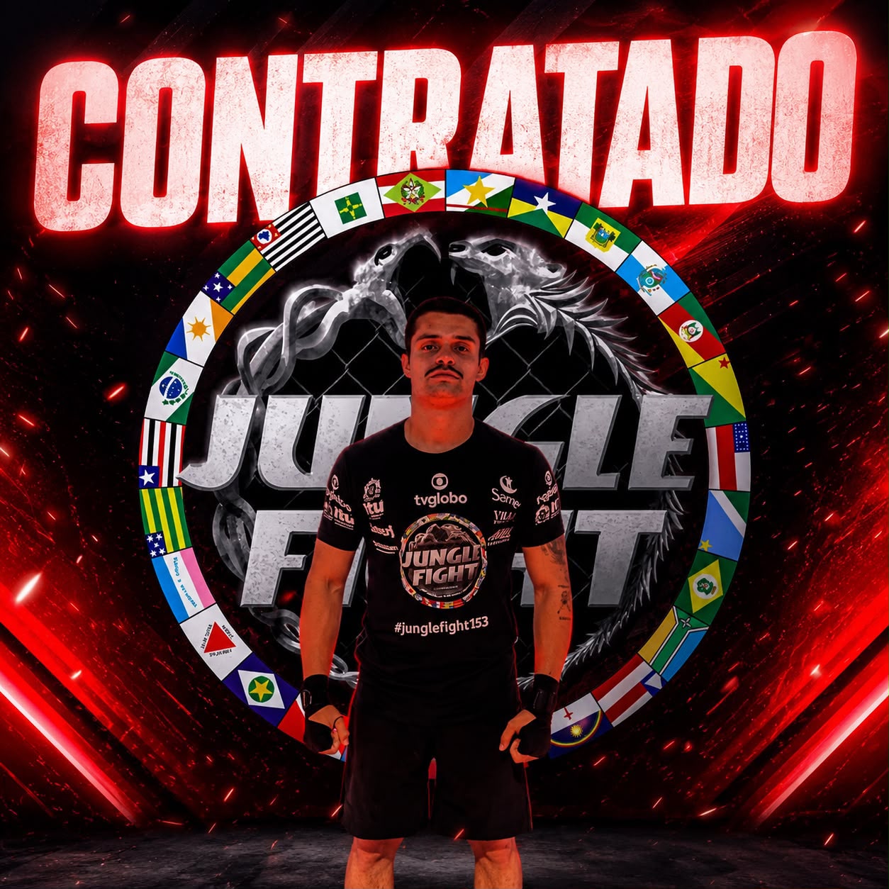 Lutador ituano é contratado pelo Jungle Fight após evento em Itu