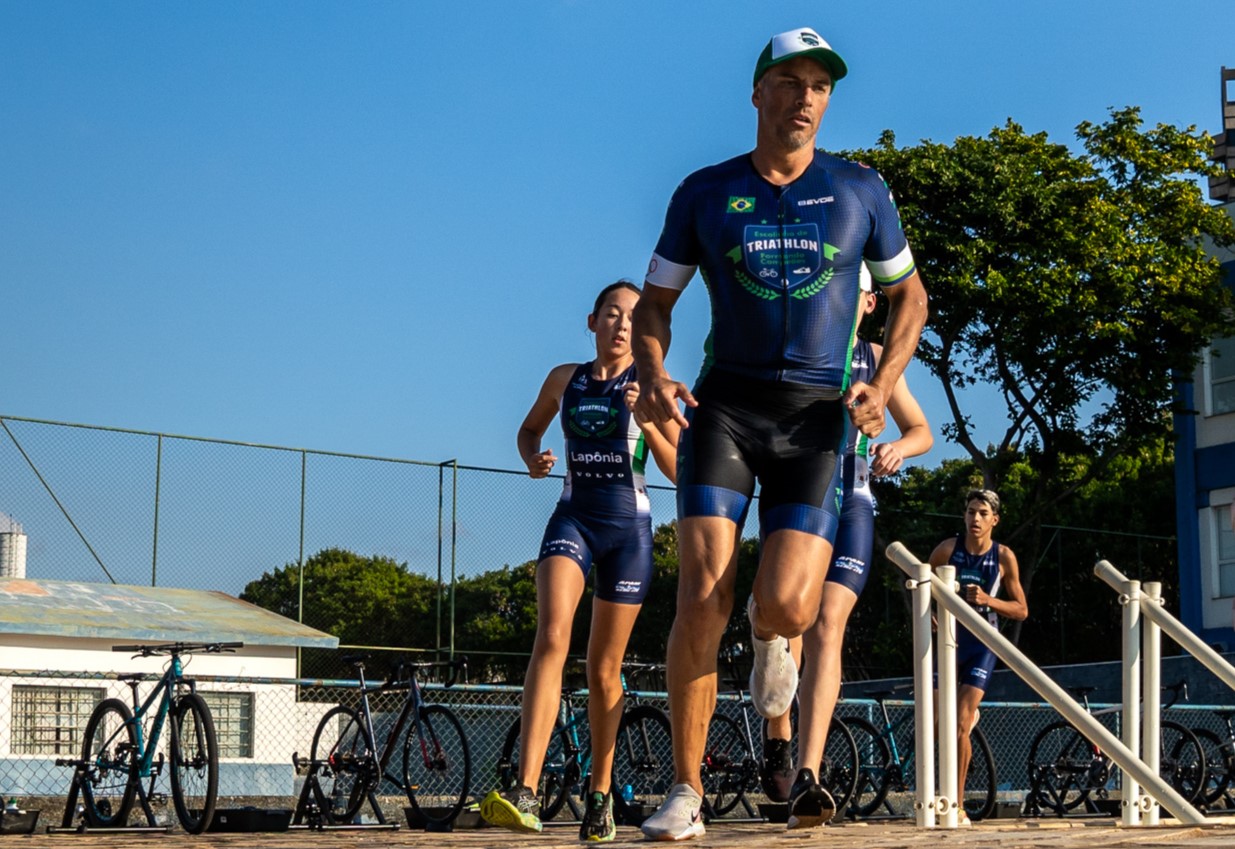 Itu recebe Juraci Moreira na Escolinha de Triathlon Formando Campeões