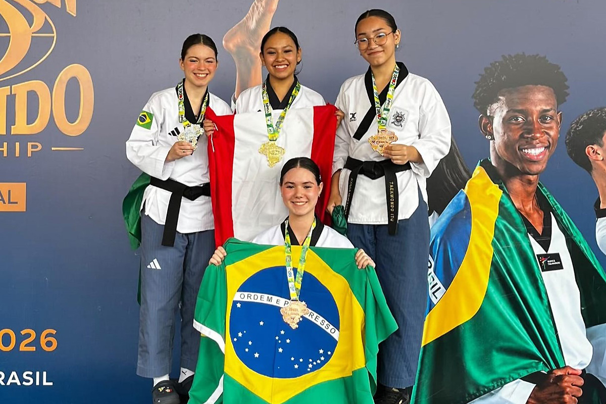 Kyara Murayama conquista bronze no Open do Brasil de Taekwondo