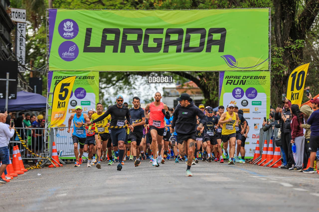 APAE OFEBAS RUN 2026 leva esporte e inclusão ao Centro de Sorocaba neste domingo