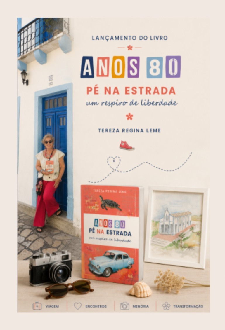 Ituana transforma viagem pelos anos 80 em livro e lança obra em Itu