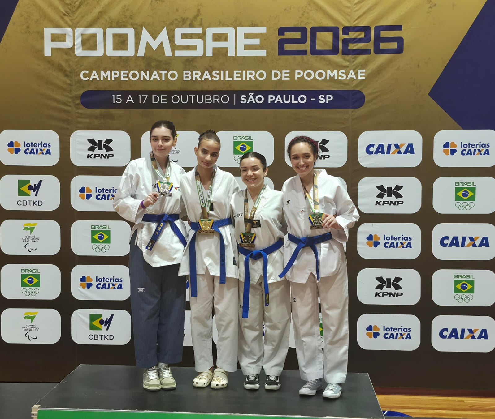 Atletas de Itu conquistam título brasileiro e medalhas no Campeonato de Poomsae e Parataekwondo